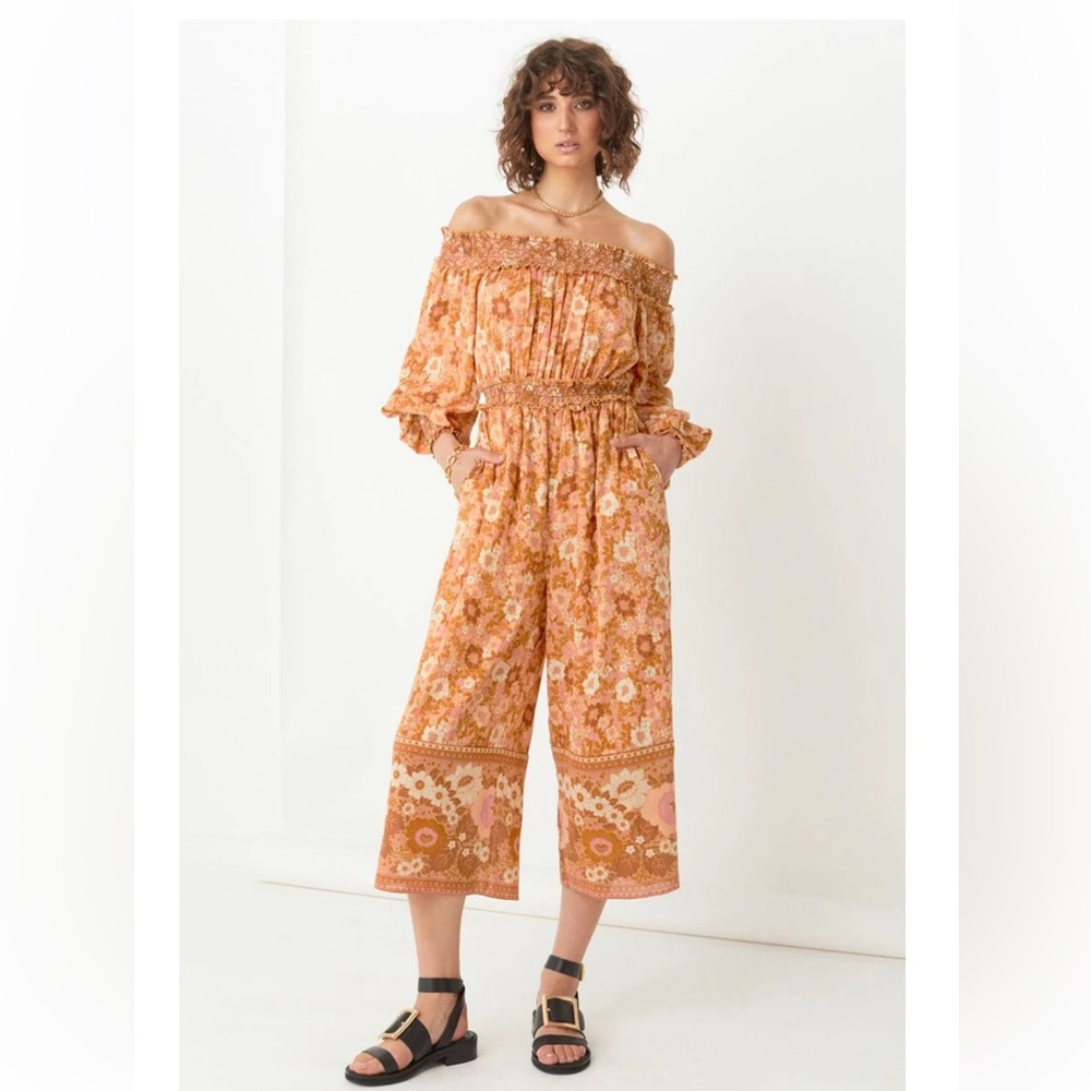 NWT Spell & The Gypsy Jumpsuit in Peach Size XS